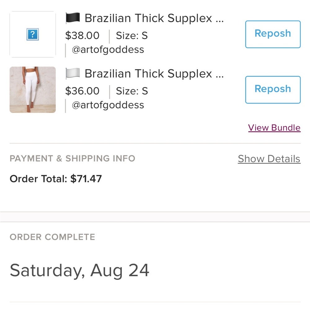 2 New Braziliara Leggings - Picture 11 of 11